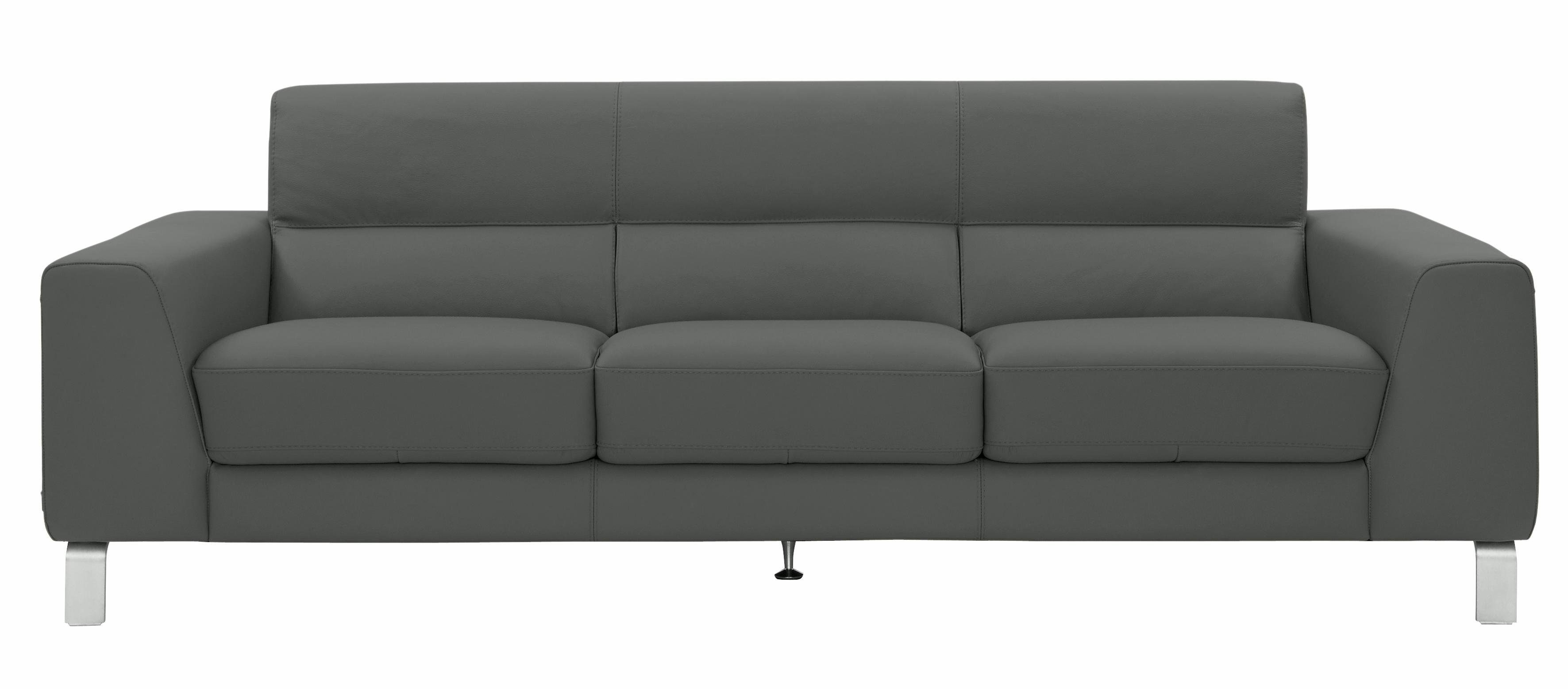 CALIA ITALIA 3-Sitzer Simon, toller Sitzkomfort, italienisches Designsofa, in zwei Lederqualitäten