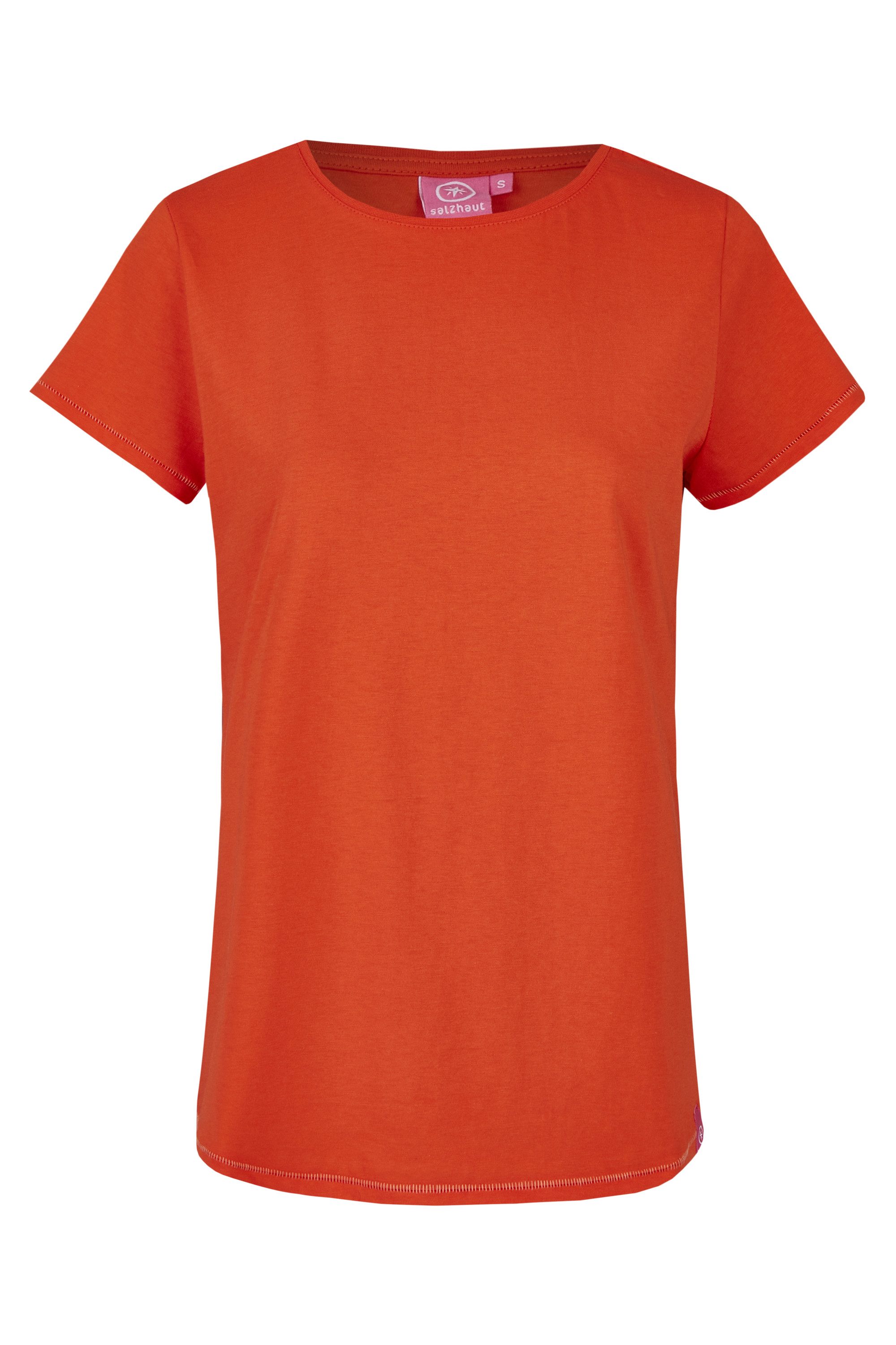 salzhaut T-Shirt DEERN Damen normale Passform salzhaut T-Shirt – bequeme Qualität und nordisch klares Design für ein