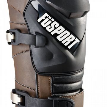 FüSPORT FüSport Simpson x Motoz Braun - Offroad-/Endurostiefel einstellbar, Motorradstiefel