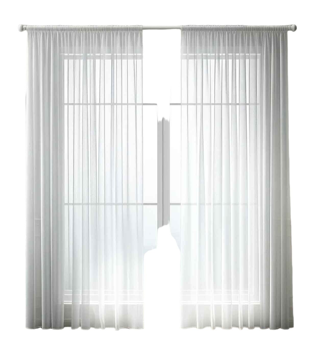 Gardinenbox Gardine (1 St), Kräuselband, transparent, Voile, Store transpar günstig online kaufen