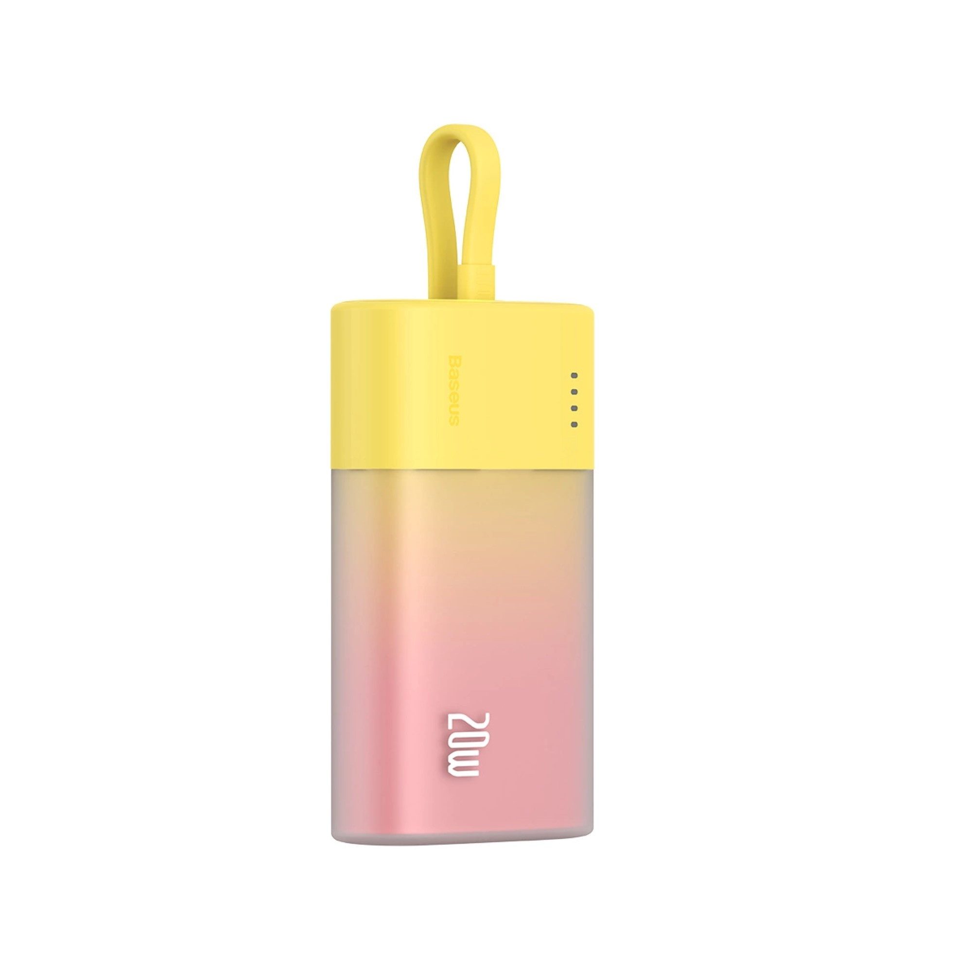 Baseus Powerbank mit integriertem iPhone-Kabel 5200mAh 20W USB-C 30cm Powerbank