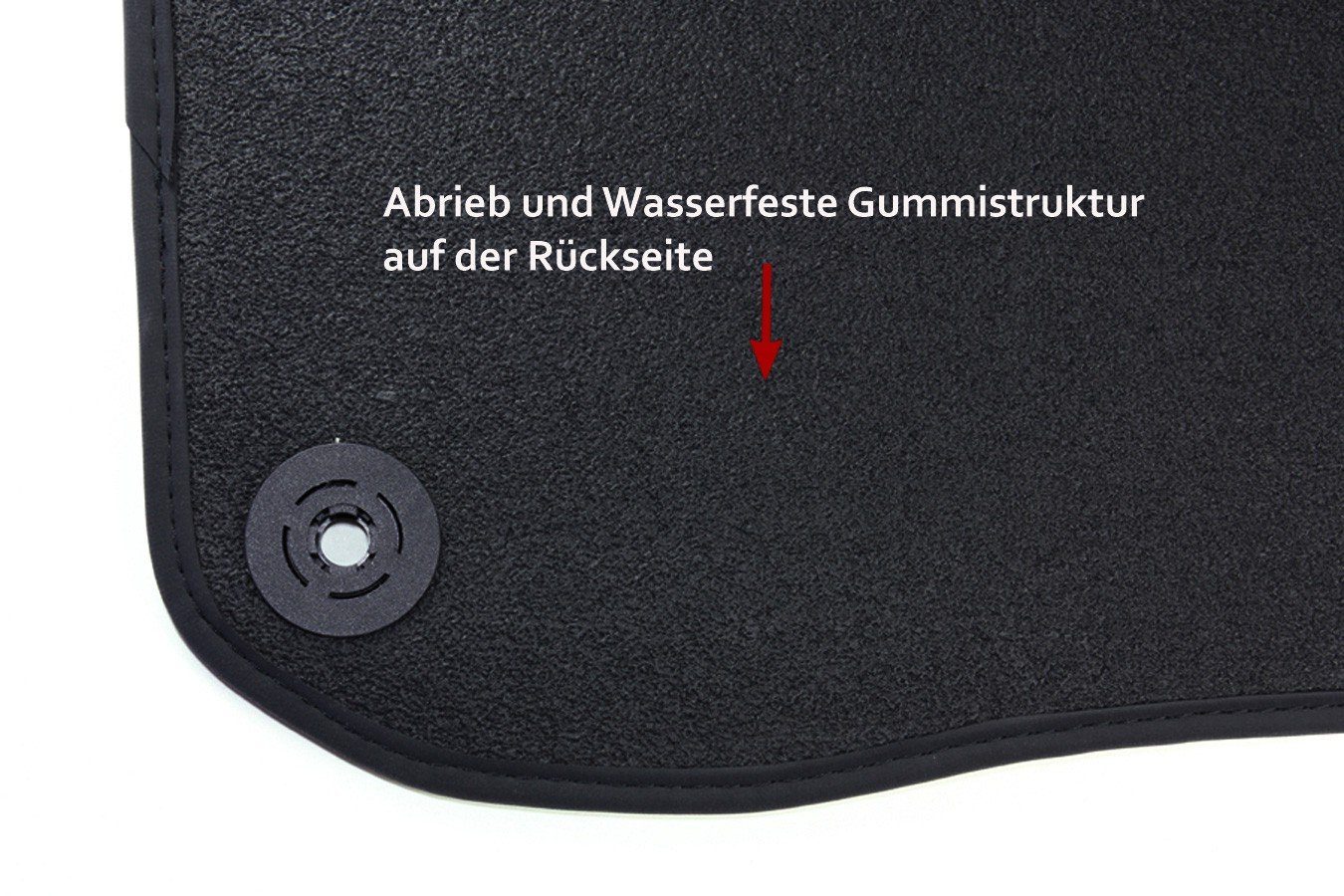tuning-art Auto-Fußmatten 152R Automatten Set passgenau für Seat Ibiza 4 6J 6P ST SC 2009-2017