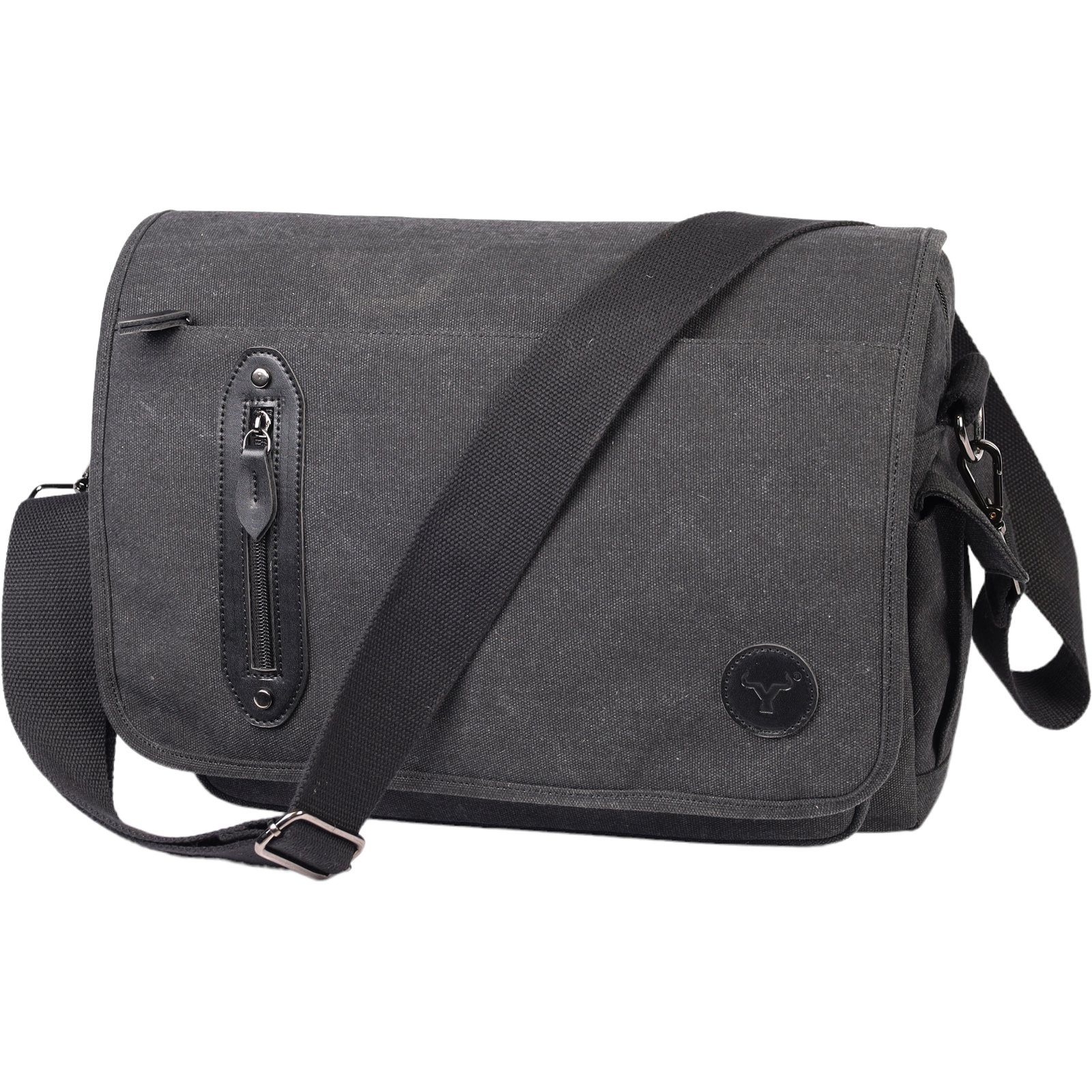 Yakfield Reisetasche Umhängetasche Everest Canvas Messenger, Bag Laptop Sch günstig online kaufen