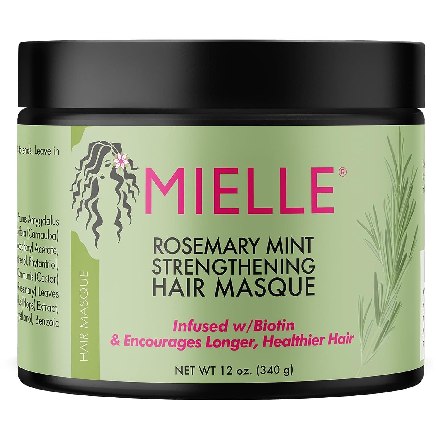 Haarmaske Mielle Rosemary Mint Strengthening Hair Masque 340g