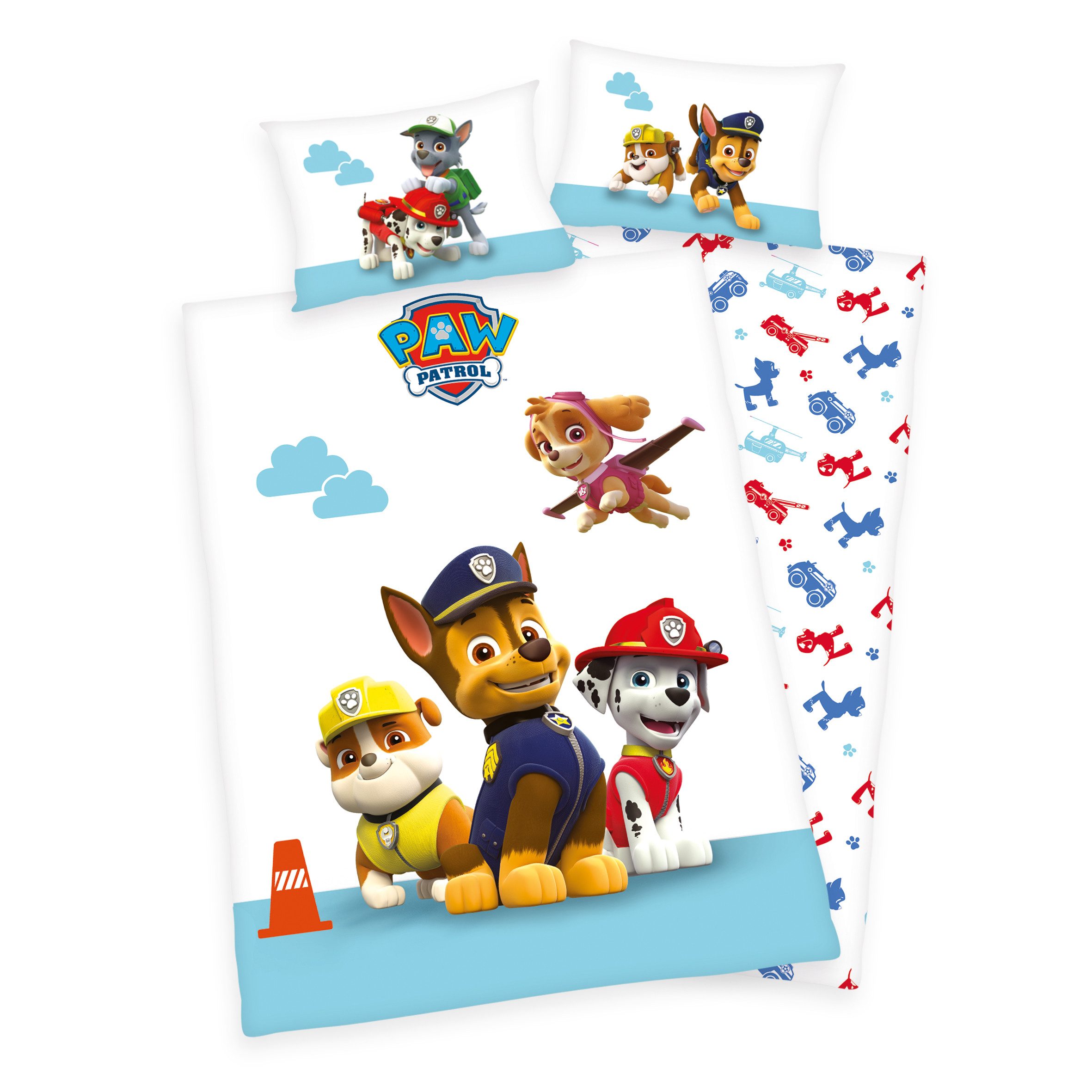 Kinderbettwäsche / Paw Patrol / 100x135cm / 100% Baumwolle