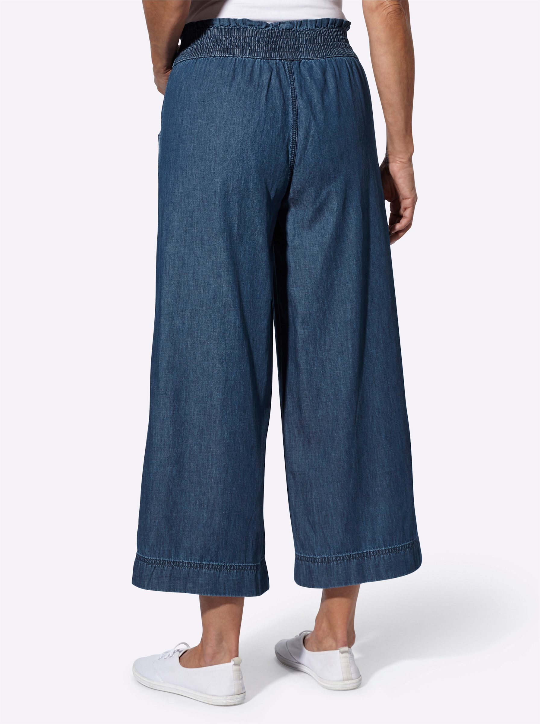Sieh an! Jeansshorts 7/8-Jeans erhöht