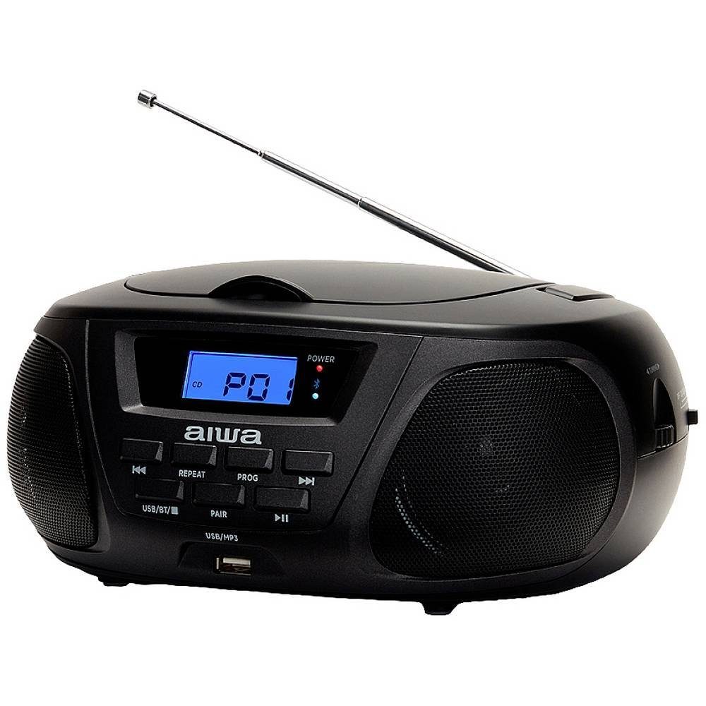 CD Aiwa MP3/USB Radio Portables Radio mit AM/FM Bluetooth