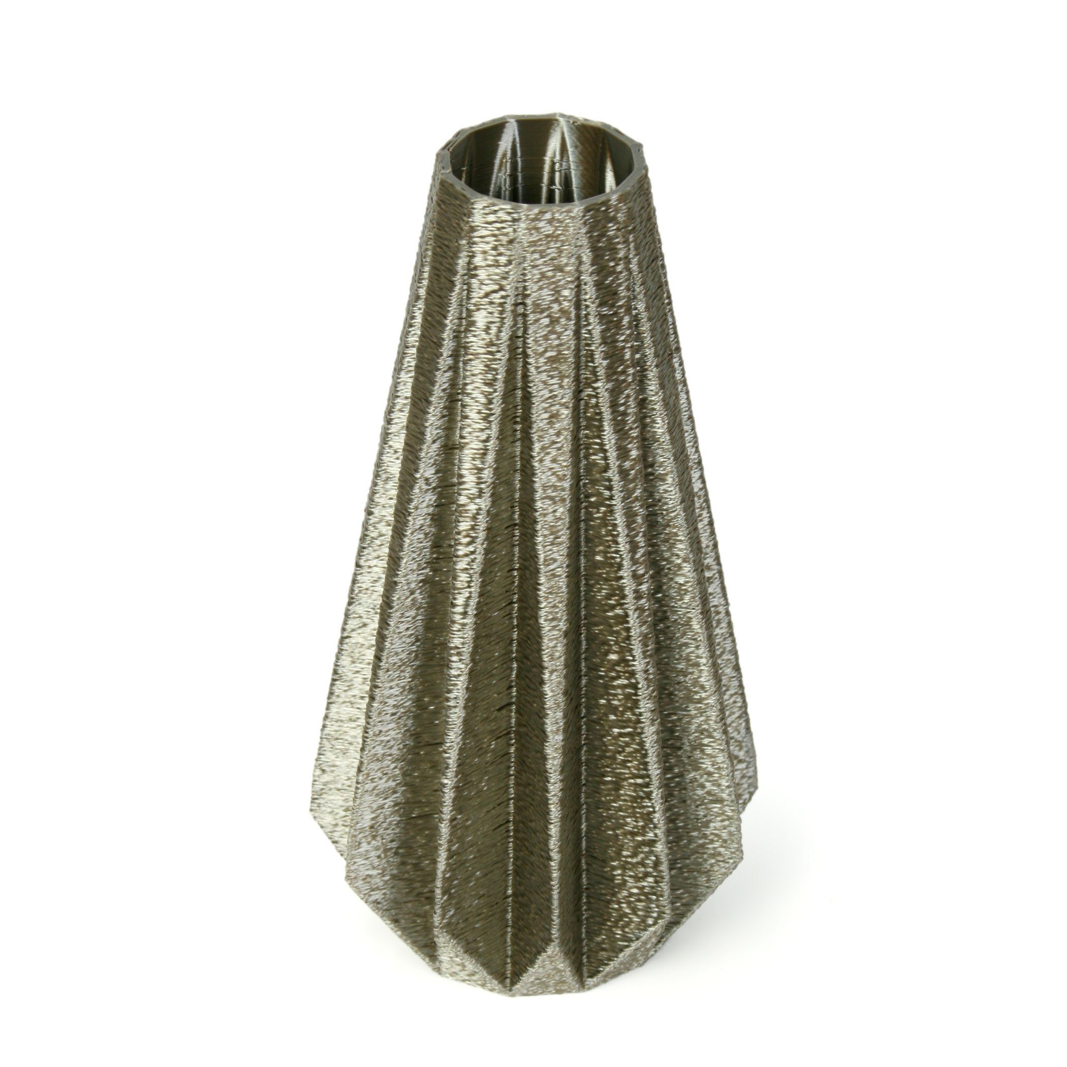 Kreative Feder Dekovase Designer Vase Copper – Blumenvase bruchsicher aus Dekorative & Rohstoffen; aus wasserdicht Old Bio-Kunststoff, nachwachsenden