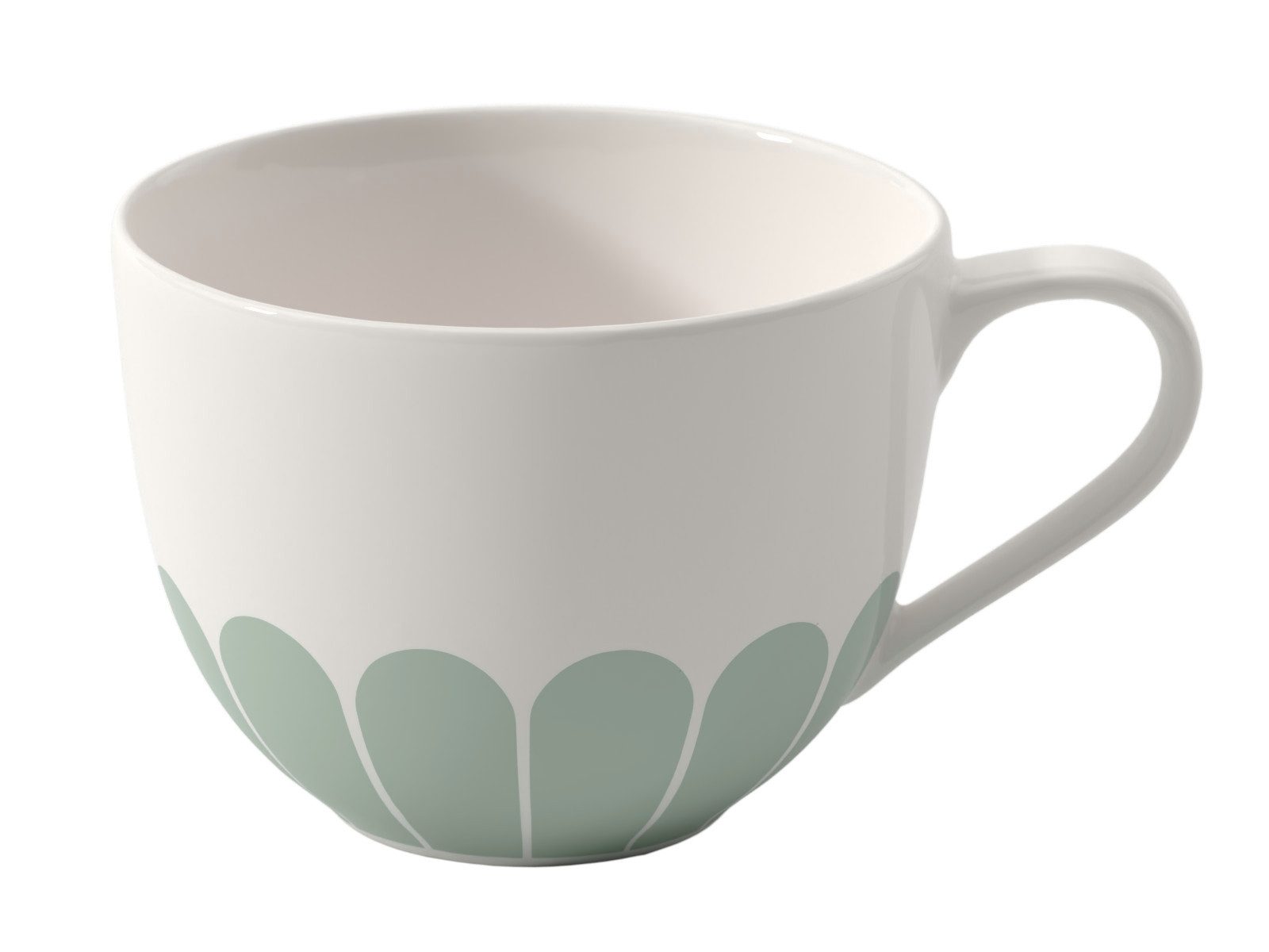 Villeroy & Boch Tasse Fleur vert Kaffeetasse 0,16l, Porzellan
