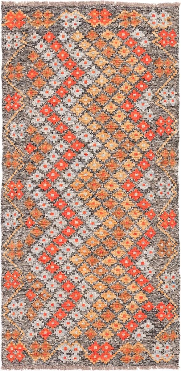 Orientteppich 3 Handgewebter Kelim Afghan mm Nain Trading, 98x204 Moderner Orientteppich, Höhe: Heritage rechteckig,