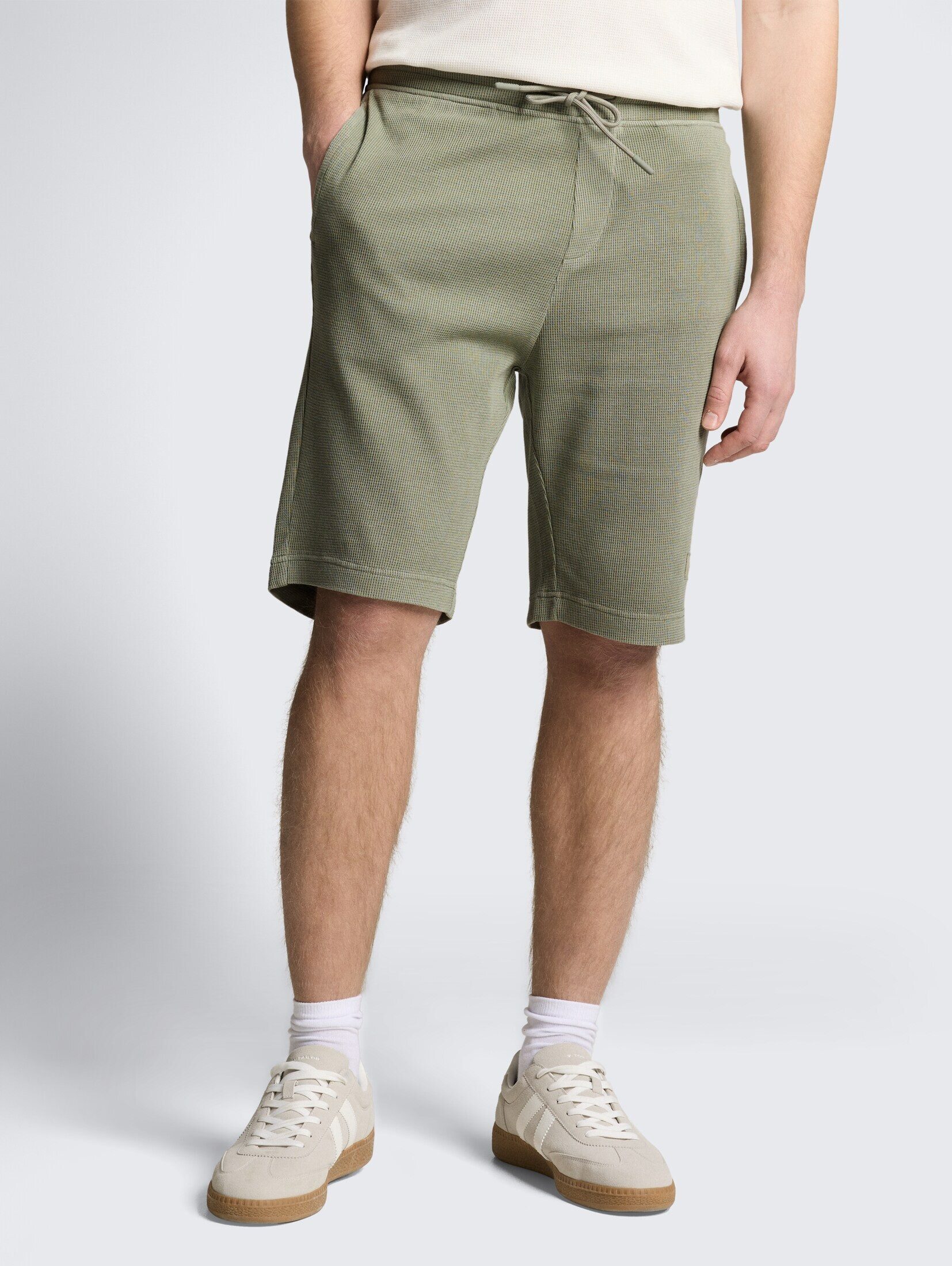TOM TAILOR Shorts Hosen & Chino Shorts mit Waffelstruktur
