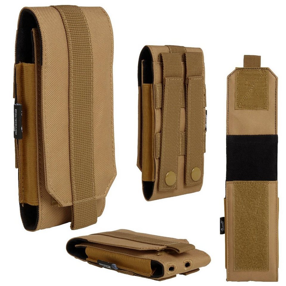 Brandit Handytasche Accessoires Molle Phone Pouch large, seitliches,  dehnbares Material für sicheren Halt des Smartphones