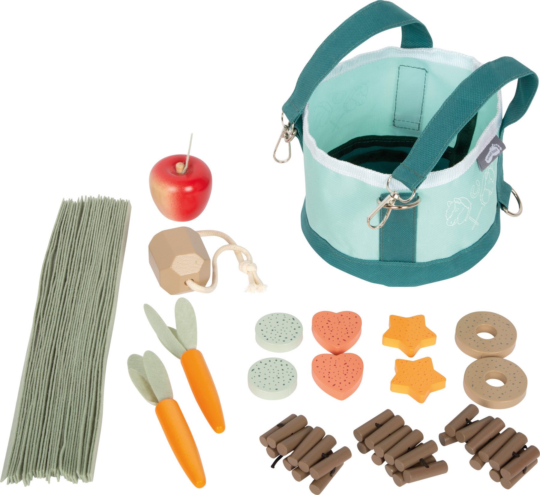 Small Foot Stehtier Pferdefutter Set mit Tasche