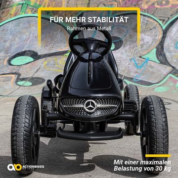 Actionbikes Motors Go-Kart »Auto Kinderfahrzeug Go Kart Mercedes Dreamkart«, inkl. Handbremse - geschlossener Kettenkasten - 4-10 Jahre