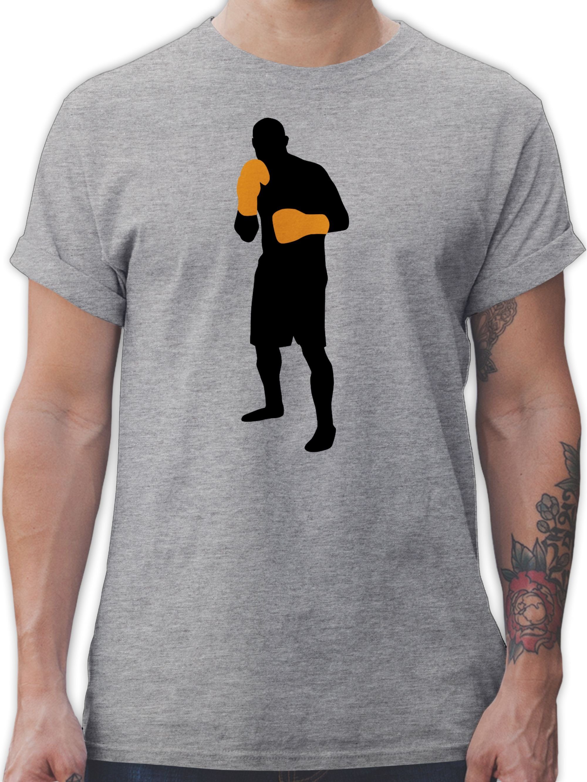 Shirtracer TShirt »Box Grundstellung Kampfsport Herren Premium T