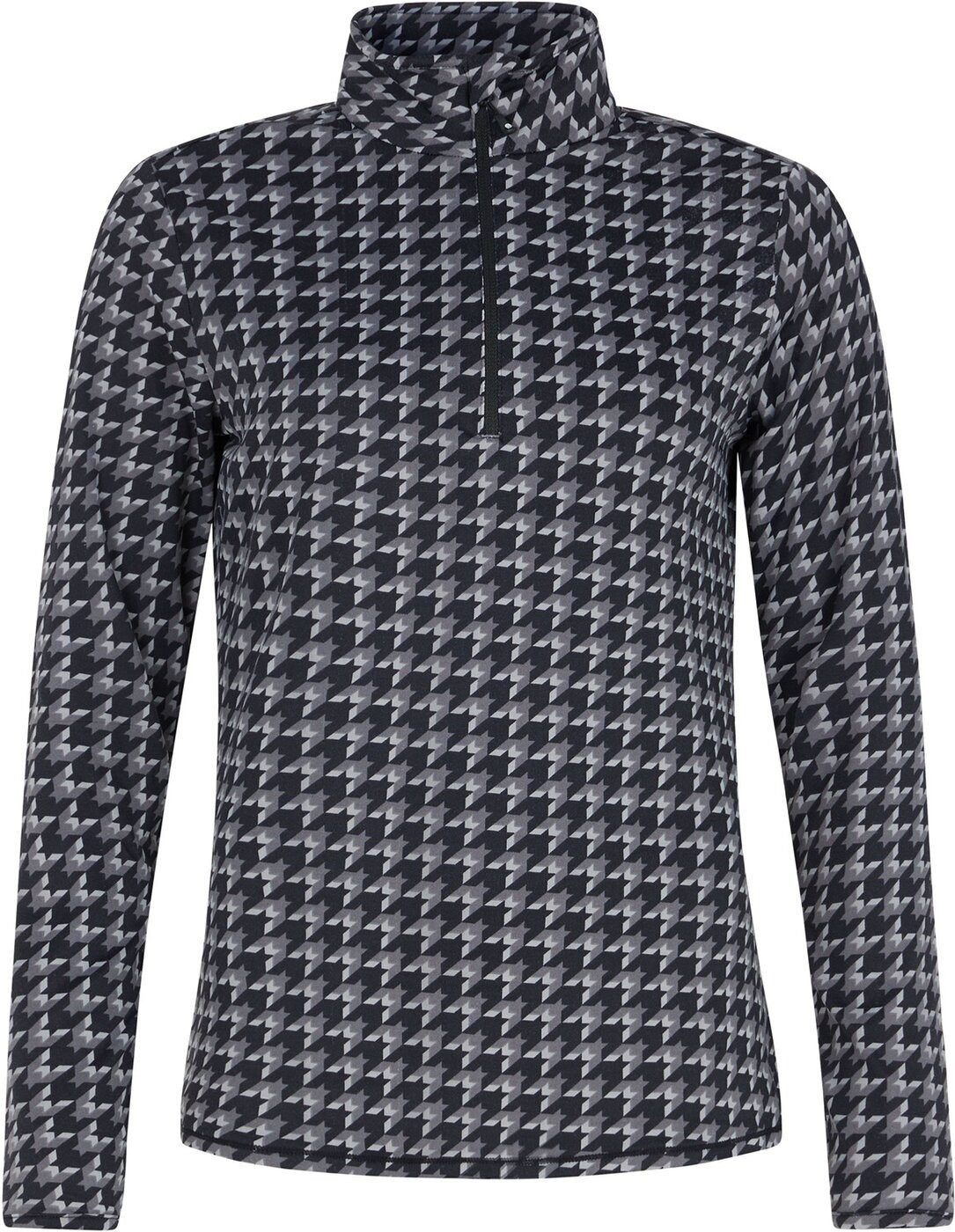 Protest Fleecepullover PRTNOON 1/4 zip active top True Black