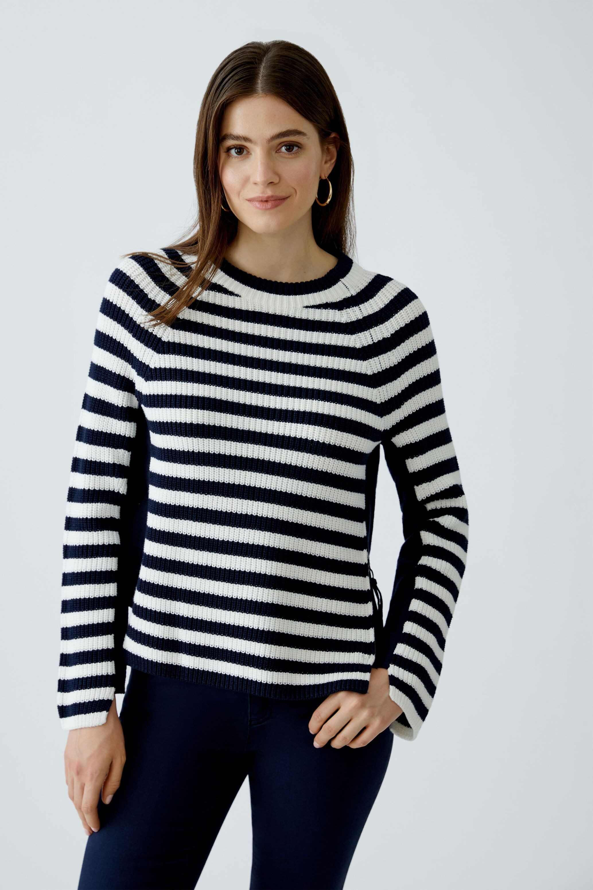 Oui Strickpullover RUBI Pullover reine Baumwolle günstig online kaufen