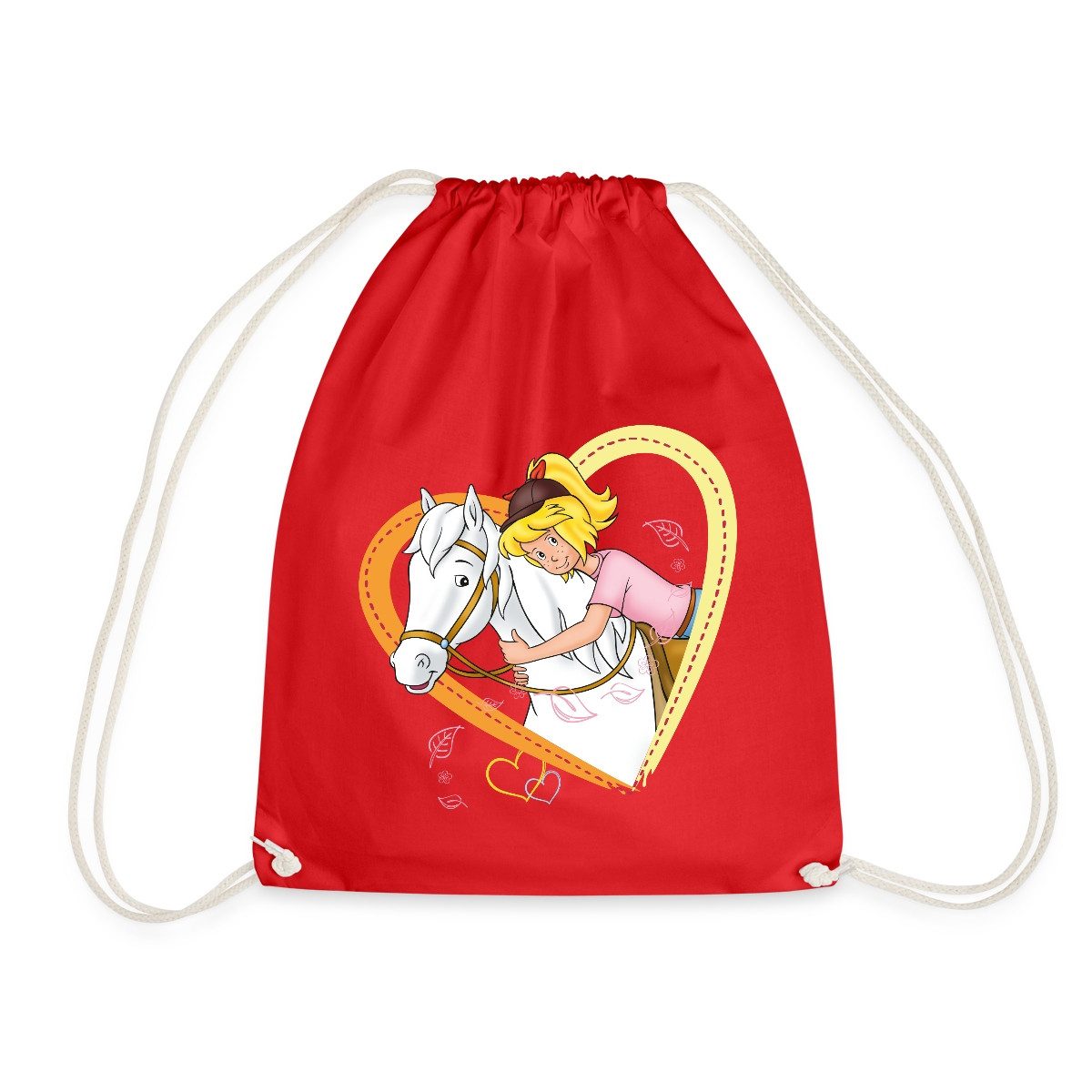 Spreadshirt Turnbeutel Bibi Und Tina Sabrina Herz Turnbeutel (1-tlg)