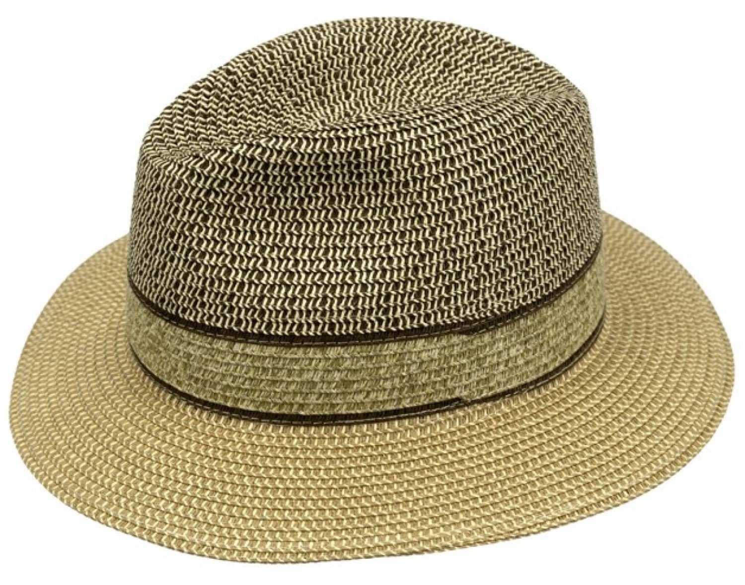 Balke Strohhut knautschbarer Papier Traveller meliert