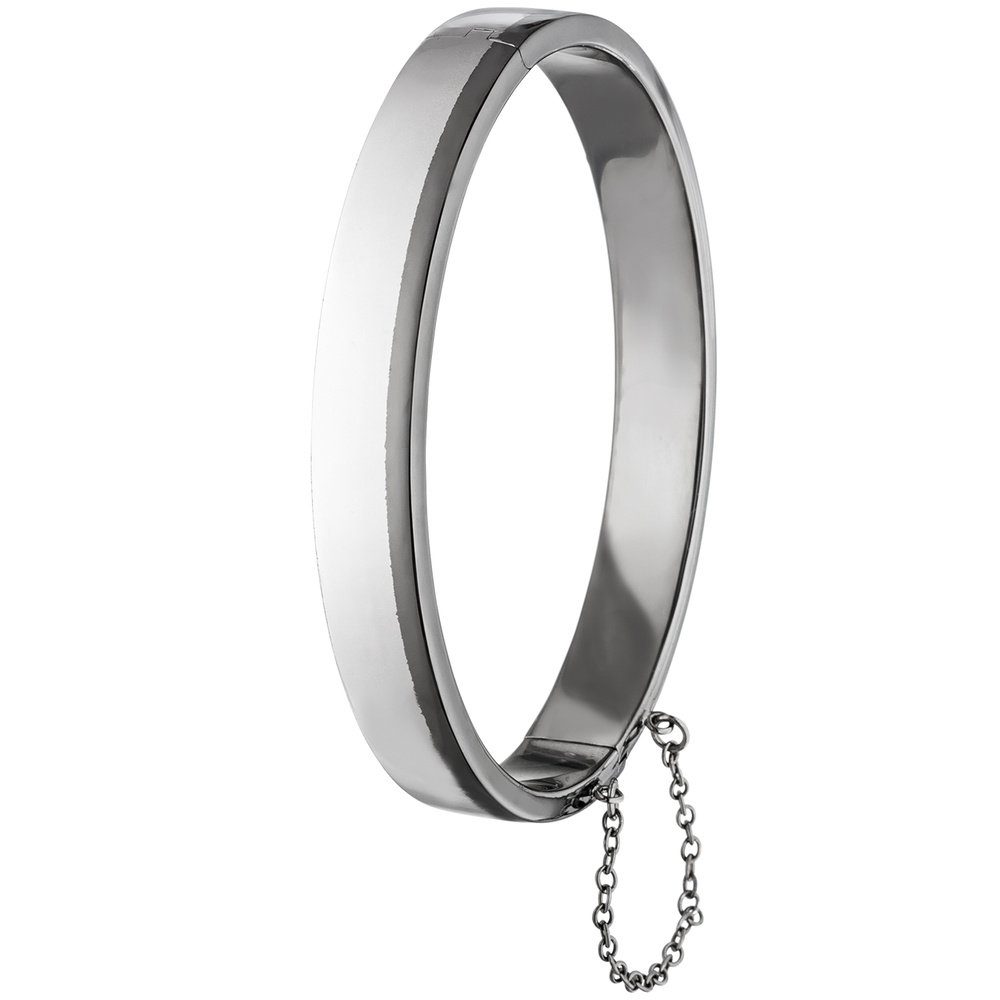 Schmuck Krone Armreif Armreif für Herren, 61,1x68,4mm, 925 Silber, Silber 925