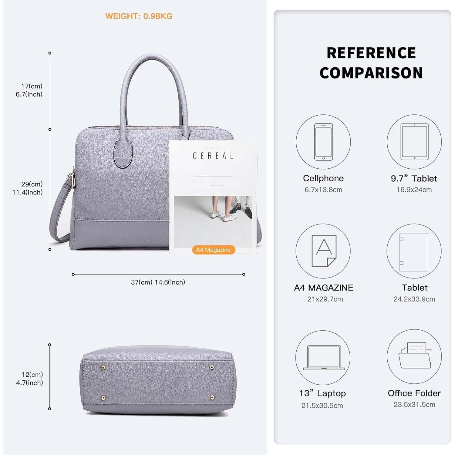 LuxusKollektion Aktentasche Große Damen Handtasche Arbeitstasche Schultertasche Retro Elegante
