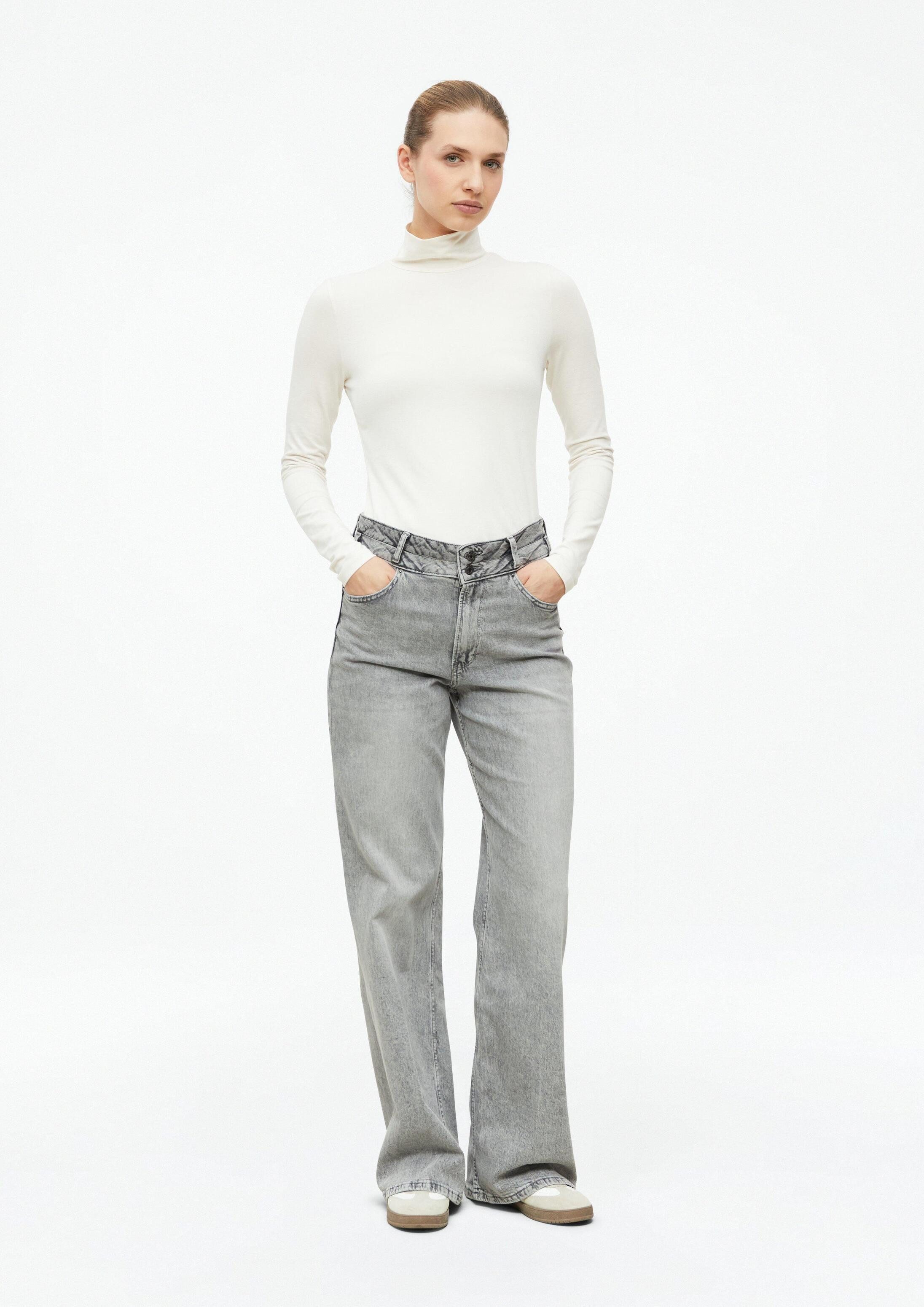 s.Oliver Weite Jeans Jeans-Hose SURI Jeans Suri / Regular Fit / High Rise / Wide Leg / mit Doppelbund