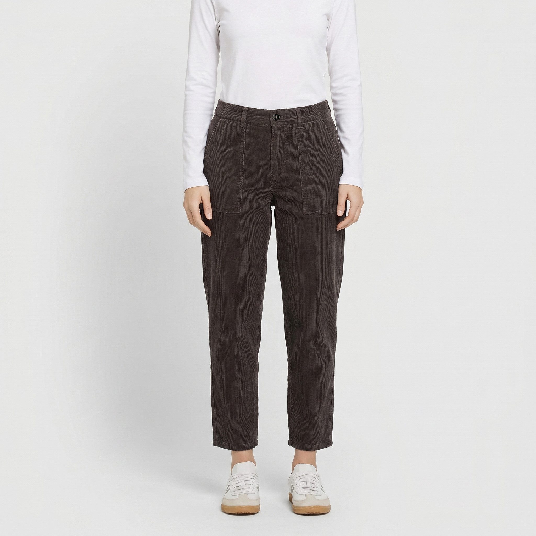 MAC Cordhose feiner Glanz, mittlere Leibhöhe, Relaxed Fit