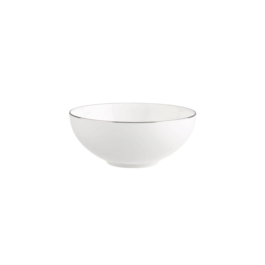Villeroy & Boch Dessertschale Anmut Dessertschale, Porzellan, (1-tlg), Premium Bone Porcelain, spülmaschinenfest, Made in Germany