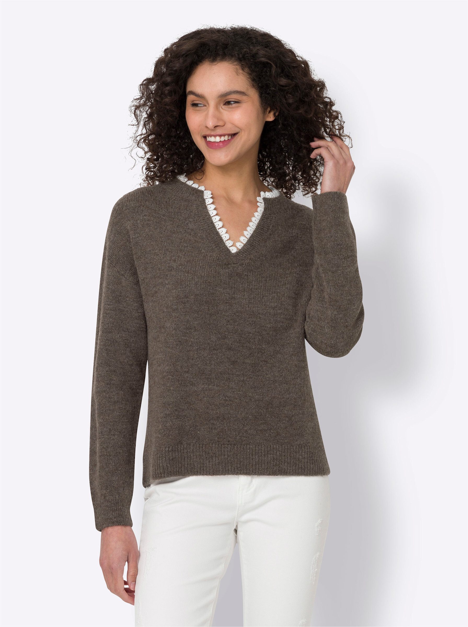Strickpullover Pullover Langarm