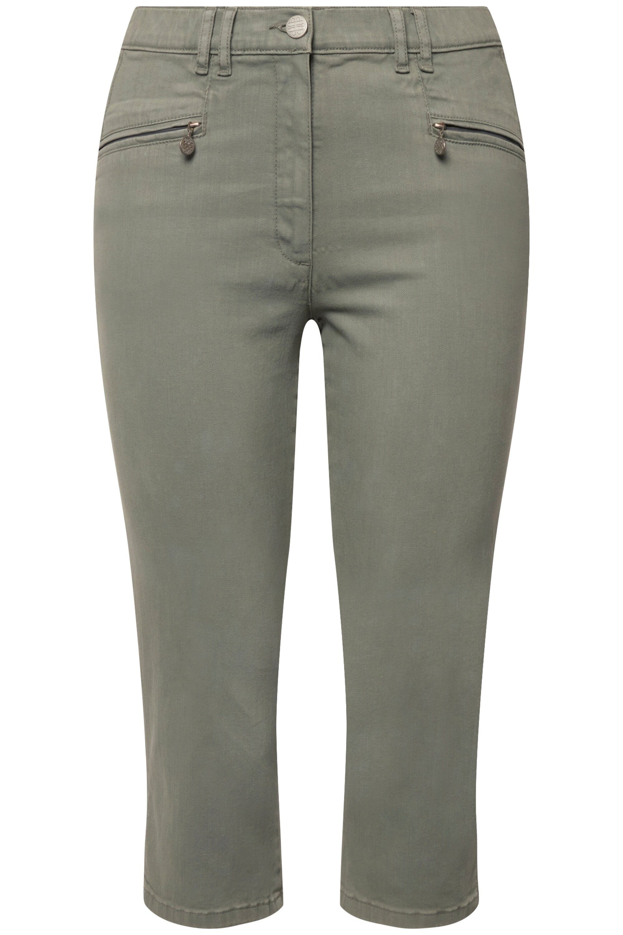 Ulla Popken Funktionshose 7/8-Stretchhose Mony Zipptaschen günstig online kaufen