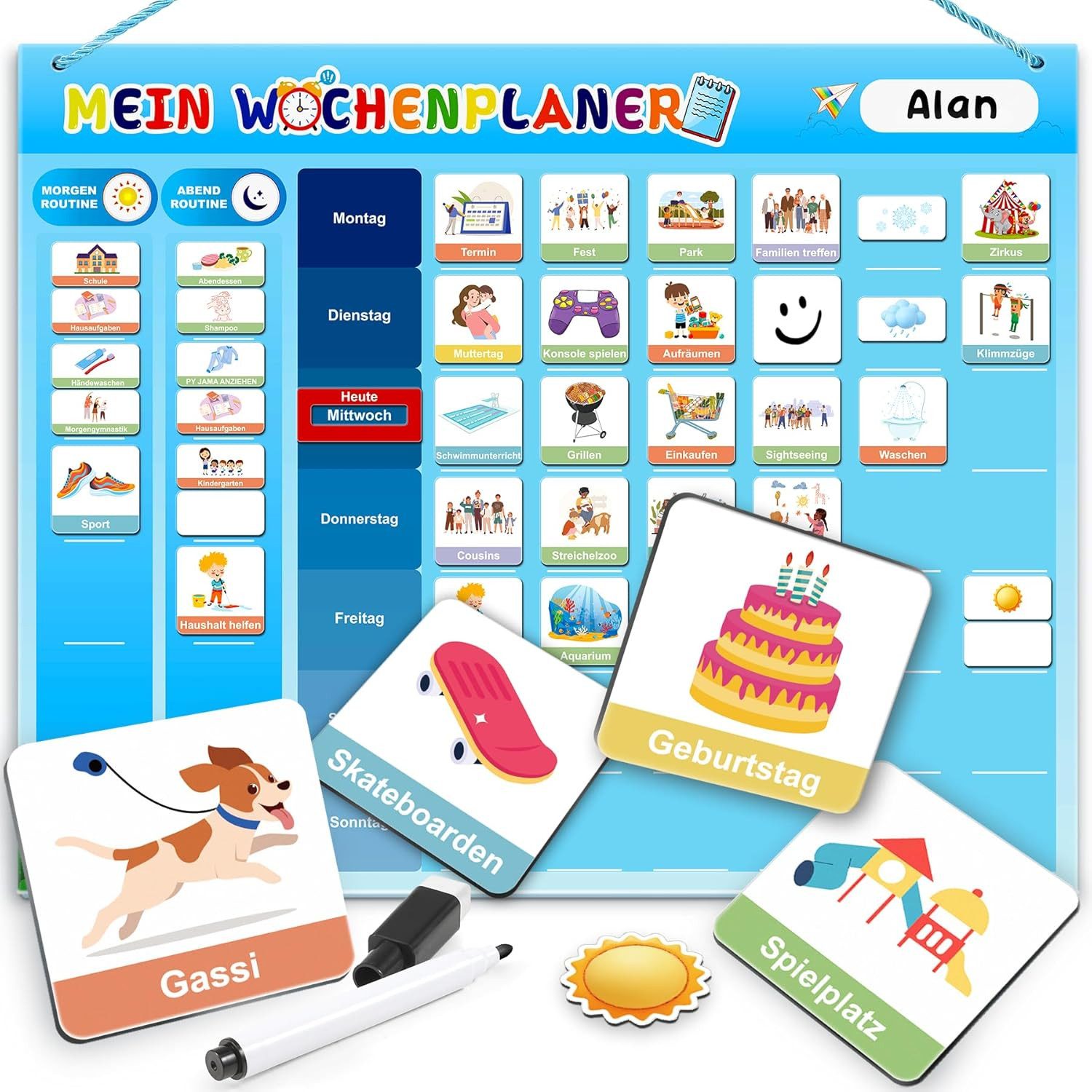 POPOLIC Magnetische Bausteine-Build Mine Magnete Welt World Set Magnetspiel günstig online kaufen