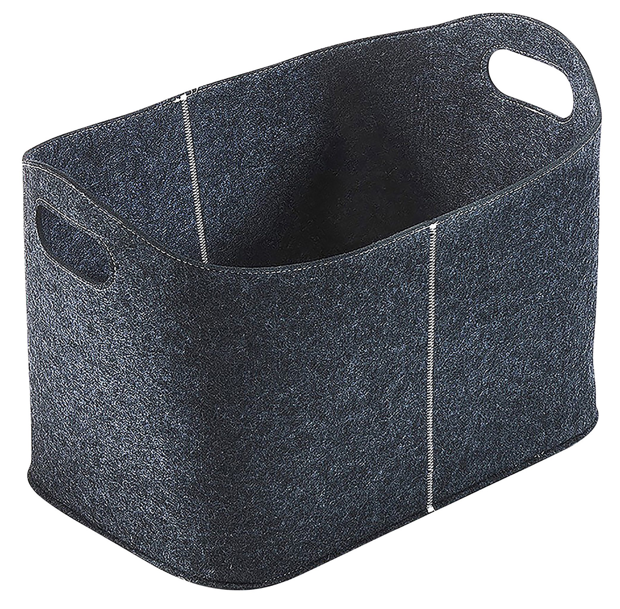 Kobolo Kaminholzkorb Allzweckkorb - mit Grifflöchern - Filz dunkelgrau (ohn günstig online kaufen