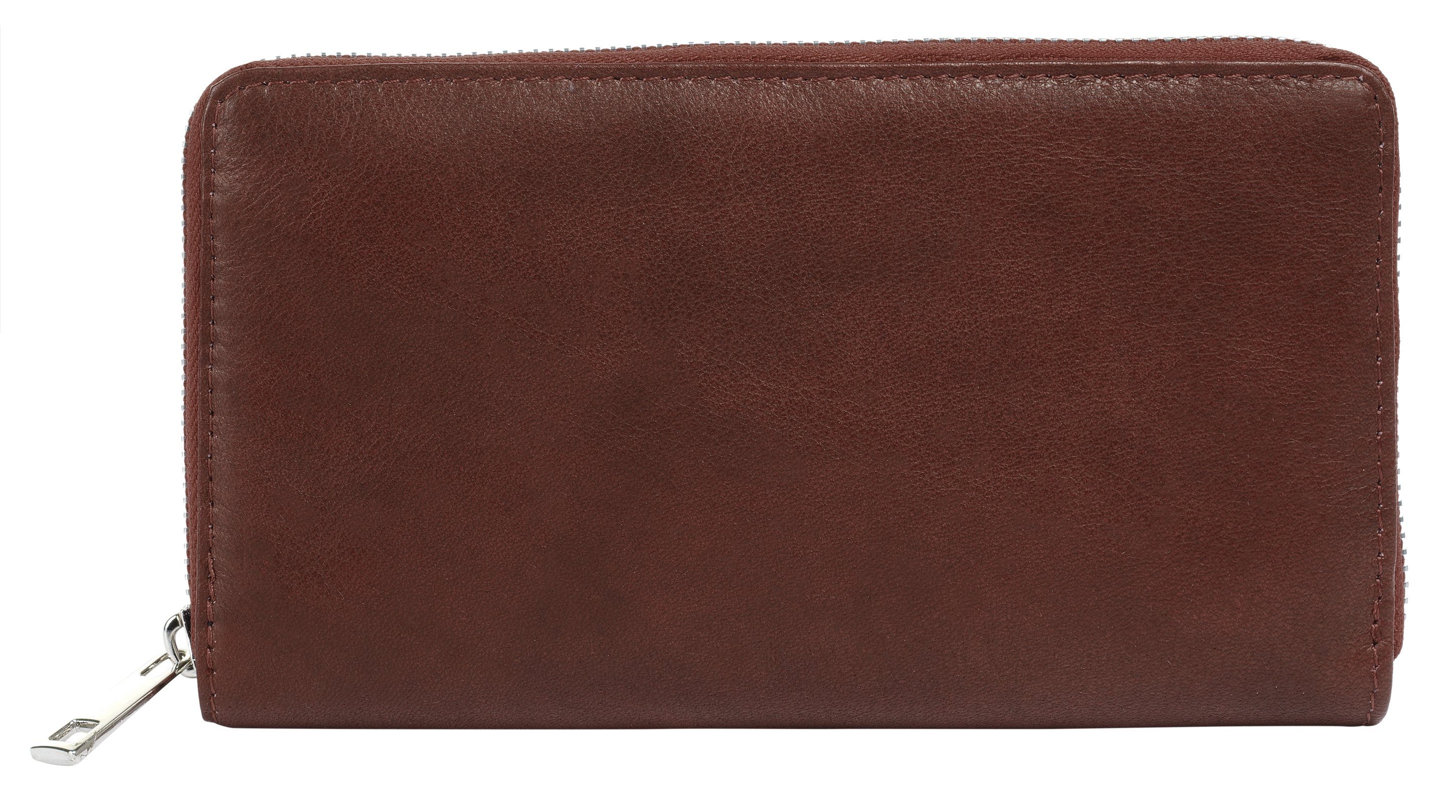 Frentree® Damen Portemonnaie Mit Vielen Fächern, Klassische Große Geldbörse Mit Handyfach Und RFID-Schutz, Inkl. Geschenkverpackung