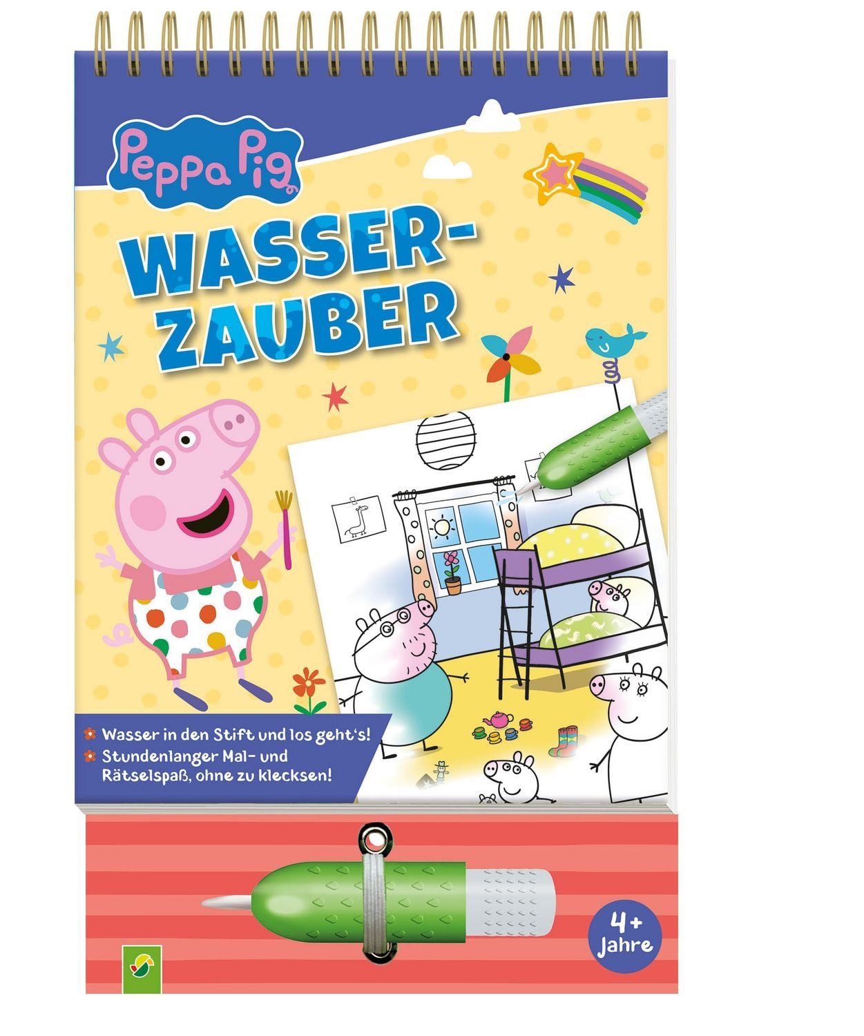 Peppa Pig Wasserzauber - Wassermalbuch ab 3 Jahren / Schwager & Steinlein Verlag