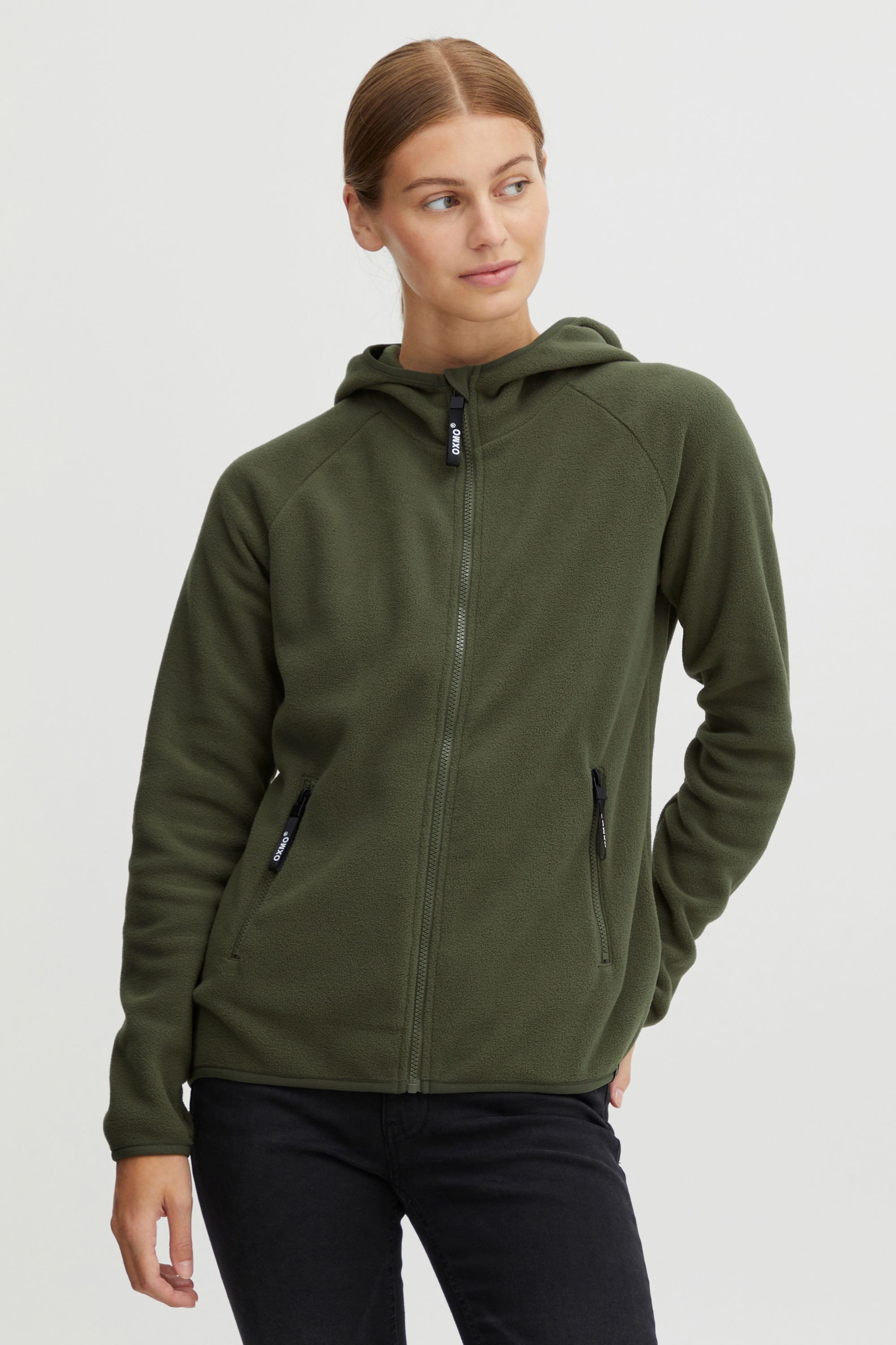 OXMO Fleecejacke OXFinja Fleecejacke mit Kapuze – Bild 4 von 5