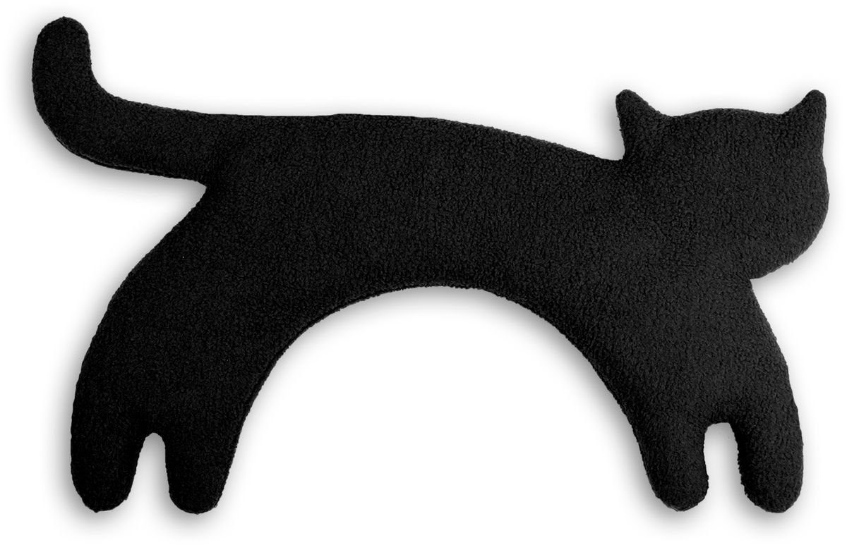 SCHÖNER LEBEN. Dekokissen Leschi Грелки Katze schwarz 100% Bioweizenfüllung
