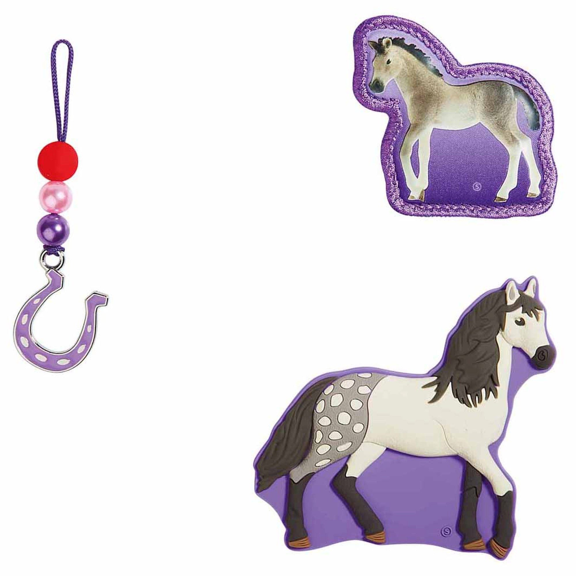Schulranzen Zubehör-Set "Magic Mags" Schleich (Andalusier)