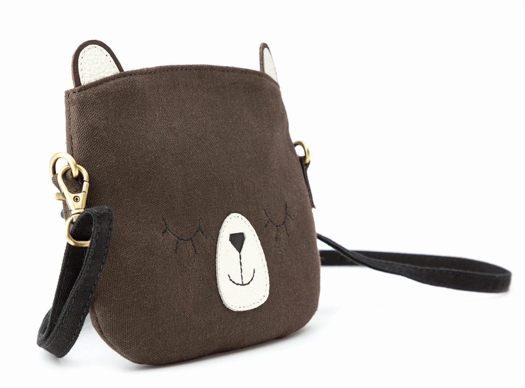El Puente Kindergartentasche Kindertasche "Bär", Handmade, Fair Trade