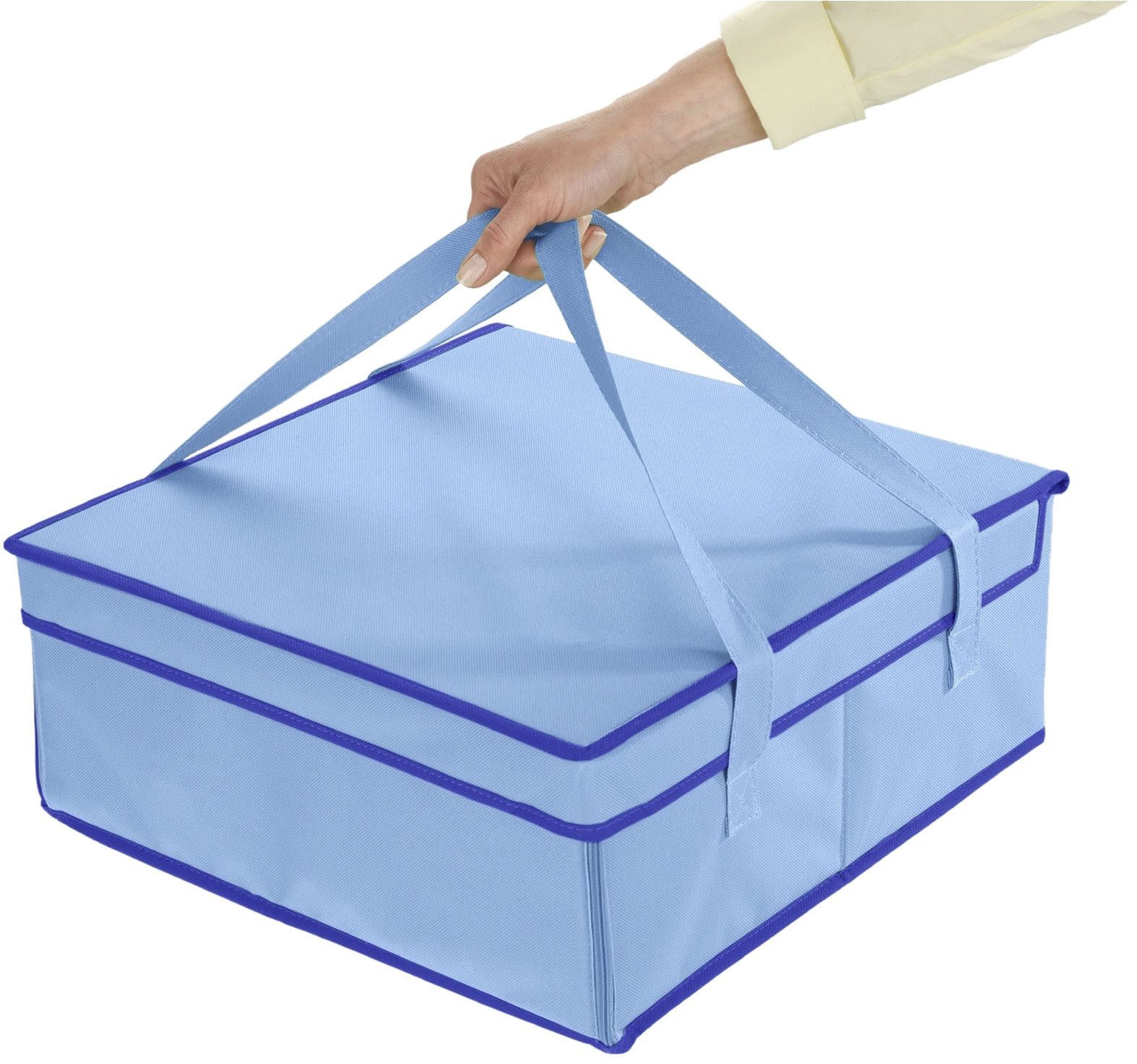 Maximex Kühltasche BLAU, 23 l, Transporttasche mit Isolierschicht, für Kuchen, Kalt- und Warmspeisen