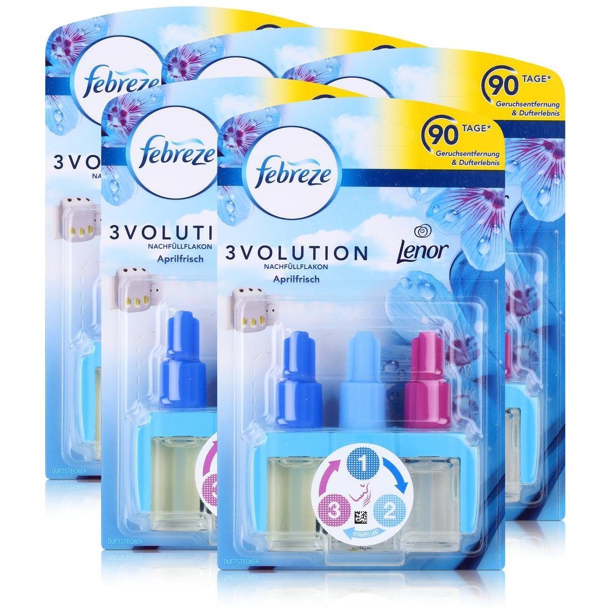 Lenor Duftstecker 3Volution Aprilfrisch 20ml (5 Nachfüllflakon Febreze Febreze Raumduft