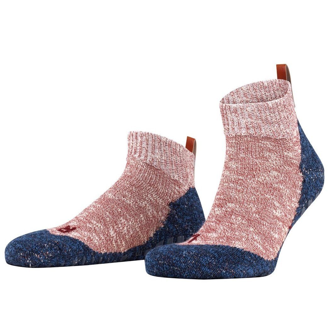 FALKE Socken Tagessocke Quarter Lodge Homepad rot/blau Herren - 1 Paar günstig online kaufen