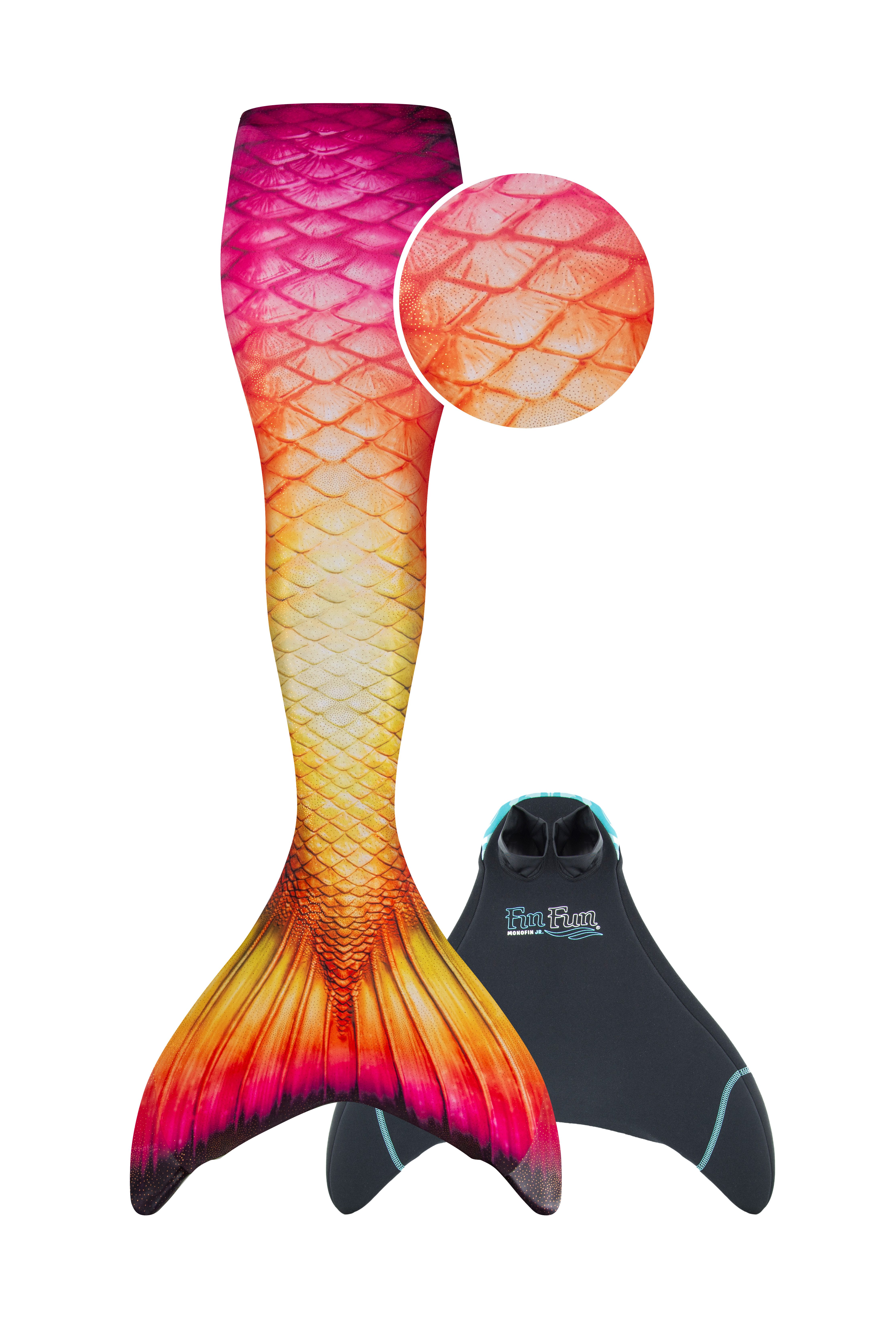 Fin Fun Monoflosse Fin Fun Meerjungfrauenflosse Erwachsenengrößen - Hawaiian Sun
