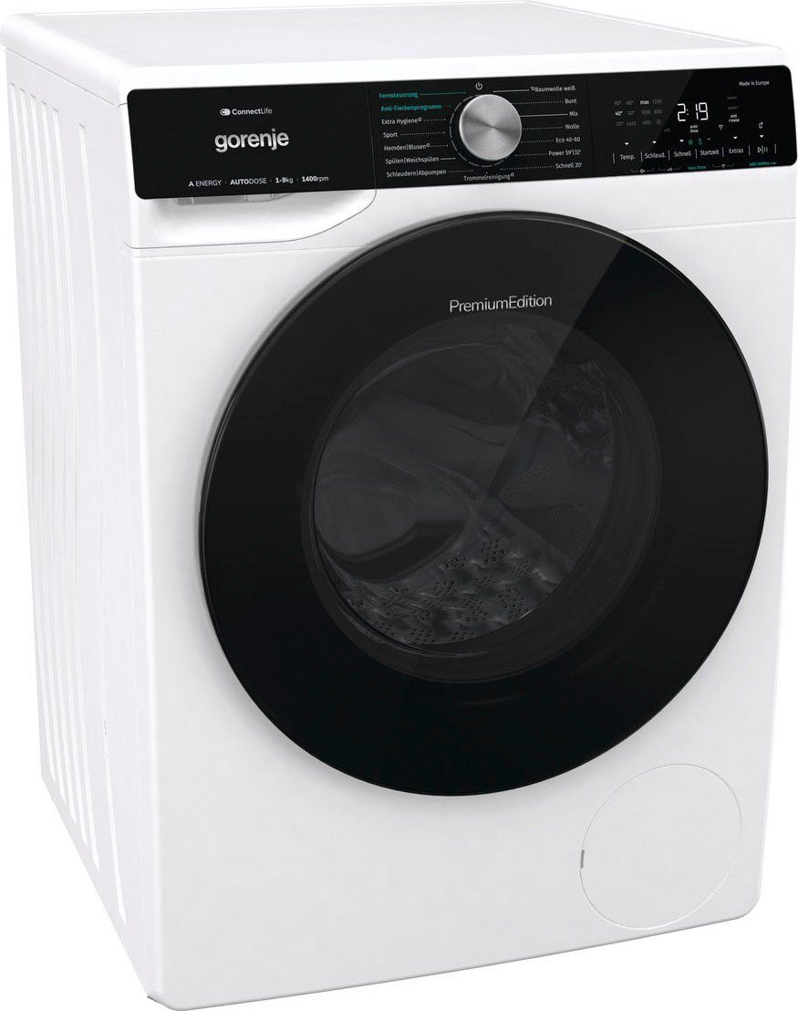 GORENJE Waschmaschine WNS 94 AAT3, 9 kg, 1400 U/min, AutoDosing System | Frontlader