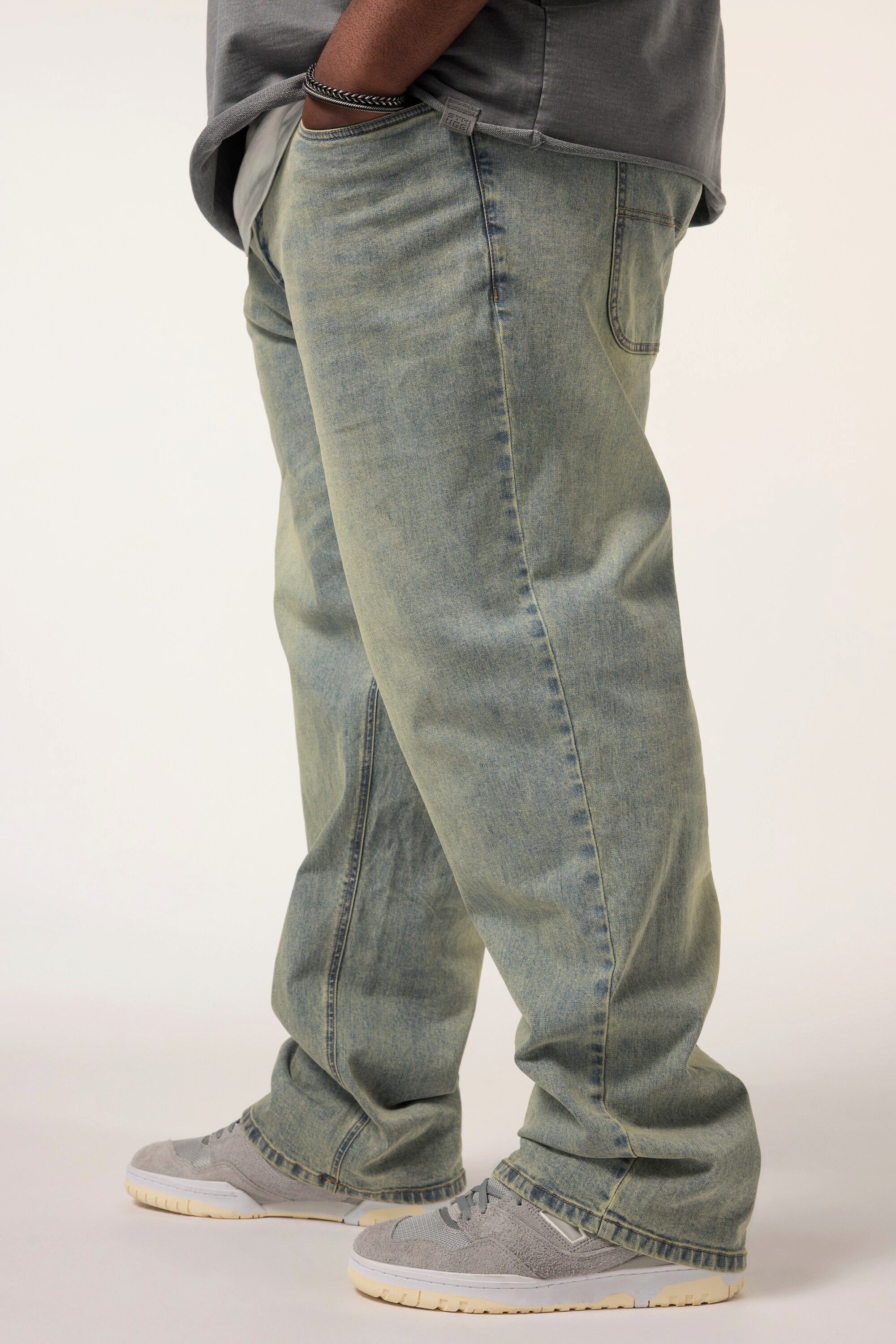 STHUGE 5-Pocket-Jeans Jeans Baggy Fit 5-Pocket Vintage Look