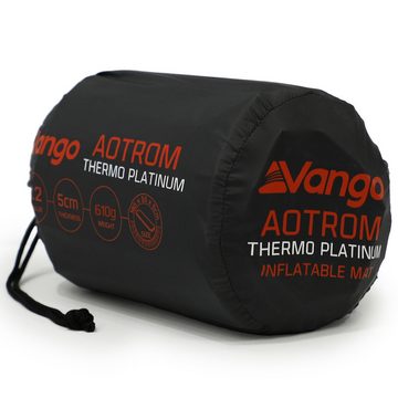 Vango Isomatte Trekking Isomatte Aotrom Thermo Platinum, Luftbett Camping Matte 0,56 kg