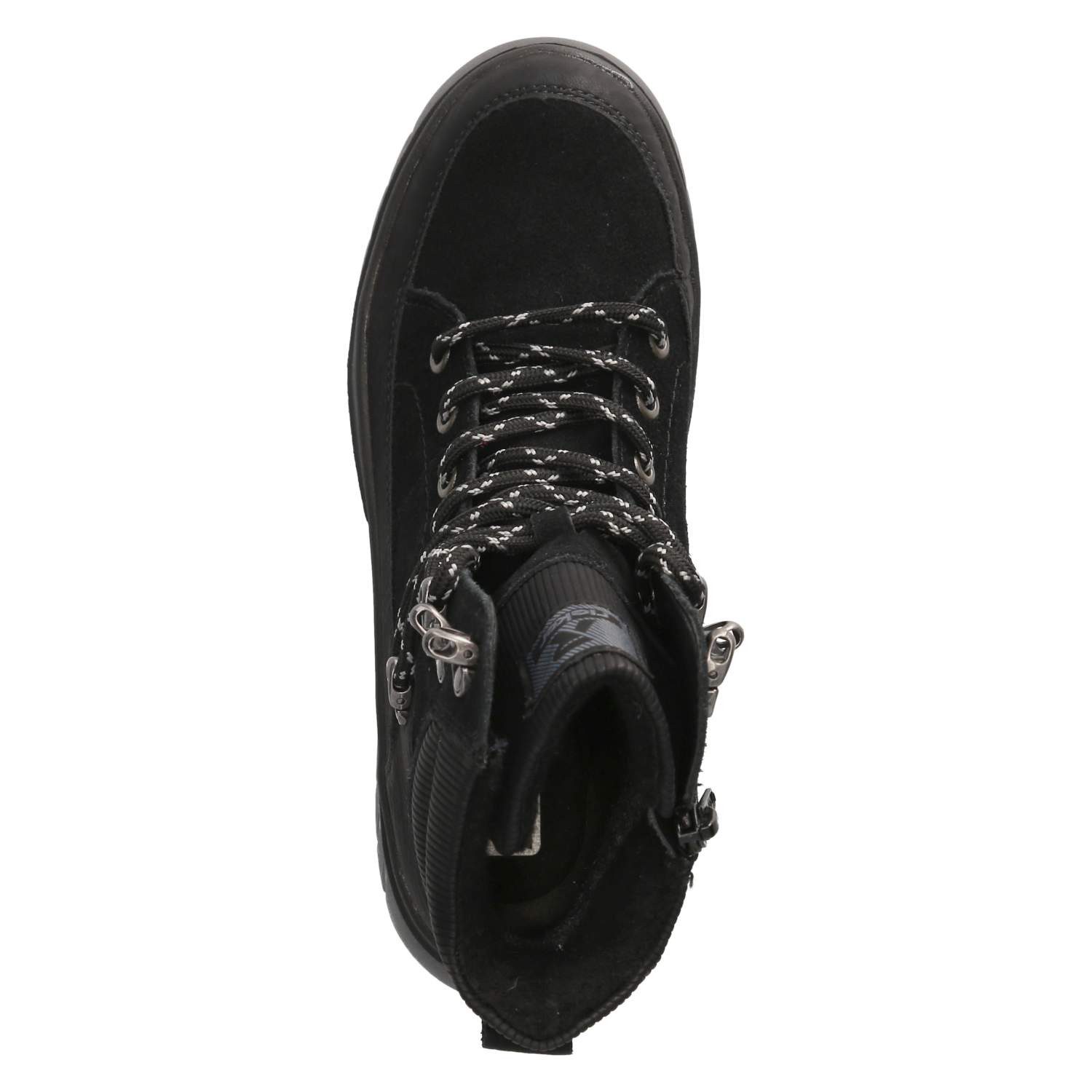 Rieker Rieker W1871-00 Damen Leder und Synthetik black Schnürstiefel