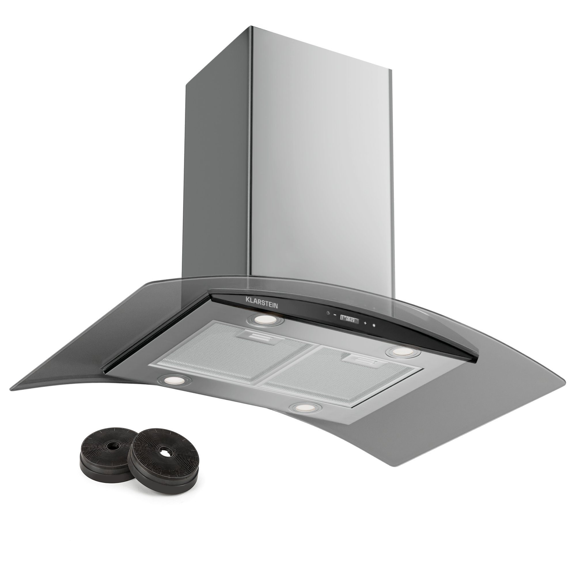 Klarstein Deckenhaube Colette Dunstabzugshaube Inselhaube Abluft Umluft LED Touch