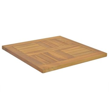furnicato Tischplatte Quadratisch 50x50x2,5 cm Massivholz Teak (1 St)