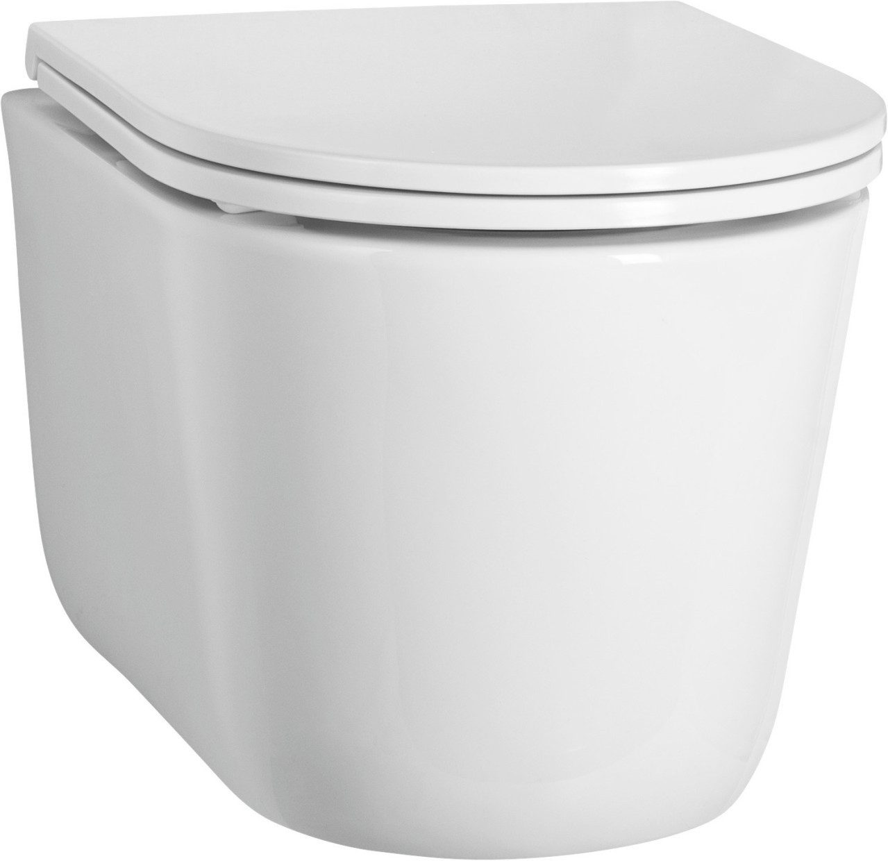 CORNAT Wand-WC-Befestigung Cornat Wand WC spülrandlos Wirbelstrom weiß inkl.