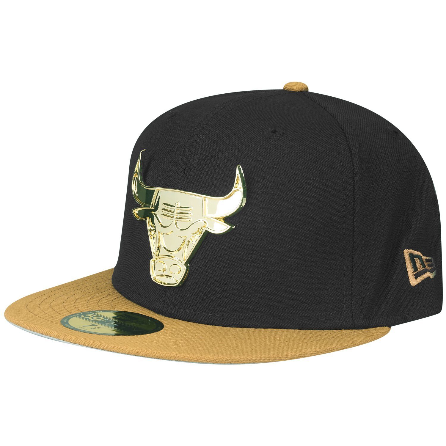 New Era Fitted Cap 59Fifty Chicago Bulls BADGE METAL